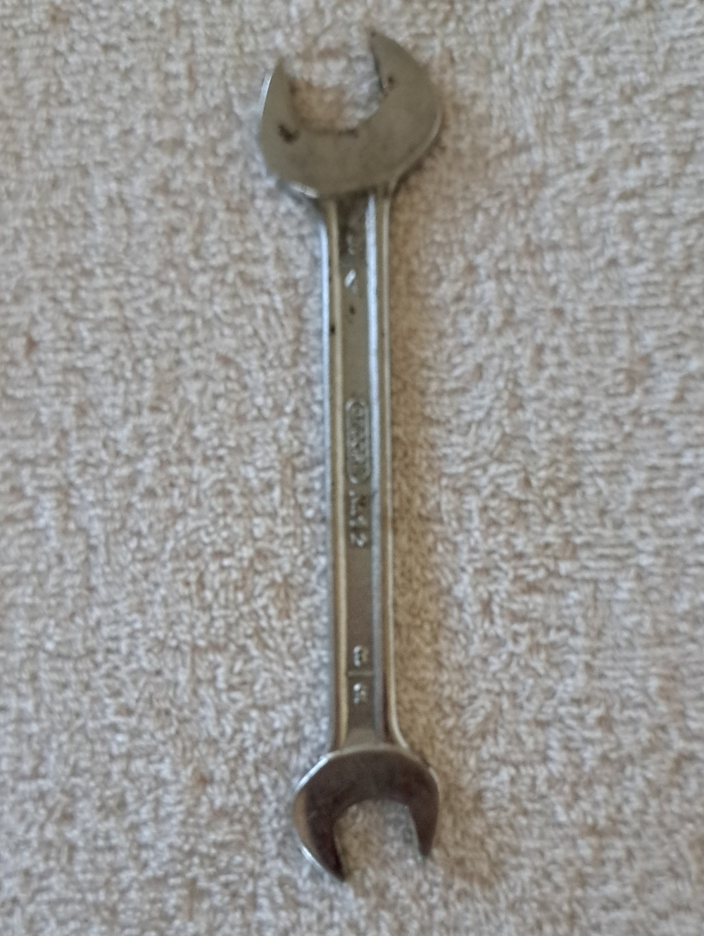 Vintage Gedore No 12 Combination Wrench 5/8"x3/4" Made In India 7" Long